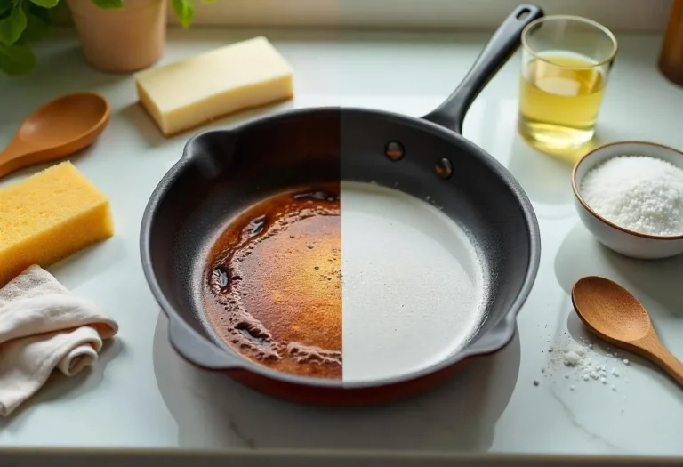 como limpar panela de inox queimada